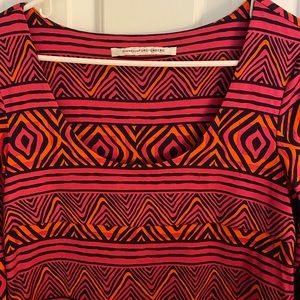 DVF Silk Jersey Printed Shift Dress